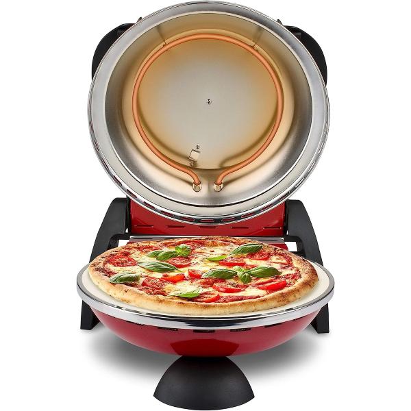 G3 Ferrari G10006 Pizza Express Delizia, Forno Pizza, 1200 W, 400°C, Pizza  fragrante in 5 minuti, Ricettario incluso, Giallo : : Casa e cucina