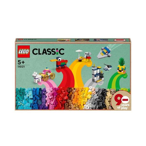 5266 - LEGO CLASSIC 11021 90 ANNI DI GIOCO 15 MINI COSTRUZIONI 5+ - LEGO